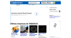 Desktop Screenshot of guia-tabasco.guiamexico.com.mx