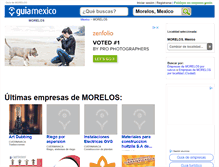 Tablet Screenshot of guia-morelos.guiamexico.com.mx