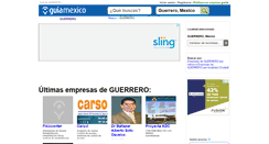 Desktop Screenshot of guia-guerrero.guiamexico.com.mx