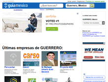 Tablet Screenshot of guia-guerrero.guiamexico.com.mx