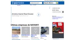 Desktop Screenshot of guia-nayarit.guiamexico.com.mx