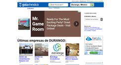 Desktop Screenshot of guia-durango.guiamexico.com.mx