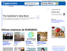 Tablet Screenshot of guia-durango.guiamexico.com.mx