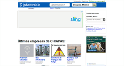 Desktop Screenshot of guia-chiapas.guiamexico.com.mx