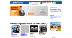 Desktop Screenshot of guia-distrito-federal.guiamexico.com.mx