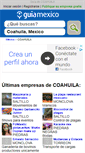Mobile Screenshot of guia-coahuila.guiamexico.com.mx