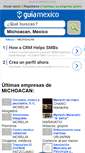 Mobile Screenshot of guia-michoacan.guiamexico.com.mx