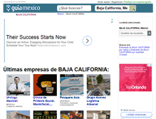 Tablet Screenshot of guia-baja-california.guiamexico.com.mx