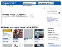 Tablet Screenshot of guia-guanajuato.guiamexico.com.mx