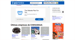 Desktop Screenshot of guia-chihuahua.guiamexico.com.mx